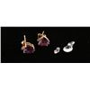 Image 2 : Amethyst Earrings & Loose White Sapphires.