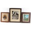 Image 1 : Lot of 4 Framed Items.