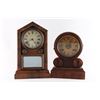 Image 3 : Lot of Two Antique Mantel Clocks