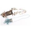 Image 1 : Lot of 2 Beaded Leather Pouches.