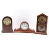 Image 1 : Collection of Three Antique Mantel Clocks.