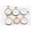 Lot of Six Pocket Watches.