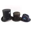 Lot of 3 Vintage Men's Hats.
