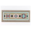 Image 2 : Framed Needlepoint of Belt Buckle Designs.