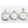 Image 1 : Lot of three Elgin Pocket Watches.