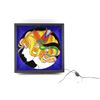 Image 2 : Custom-made Art Deco Stained Glass Light.