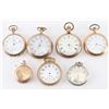 Lot of Seven Pocket Watches.