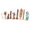 Image 1 : Lot of 9 Kachinas.