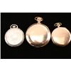 Image 2 : Lot of 3 Elgin Pocket Watches.