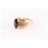 Image 3 : Ladies Garnet & white Topaz Ring