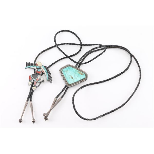 Collection of 2 Bolo Ties