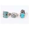 Image 2 : Lot of 4 Mens Rings