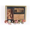 Image 1 : Collection of Pins, Mirrors, Framed Art.