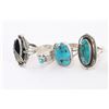 Image 2 : Lot of 4 Navajo Rings