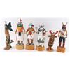 Image 1 : Lot of 6 Native American Kachinas.