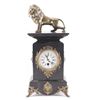 Image 1 : Marble & Brass Table Clock.