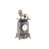 Image 2 : Marble & Brass Table Clock.