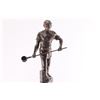 Image 2 : French Metal Statue Clock.