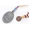 Image 2 : Lot of 2 Bead Necklaces and A Coin