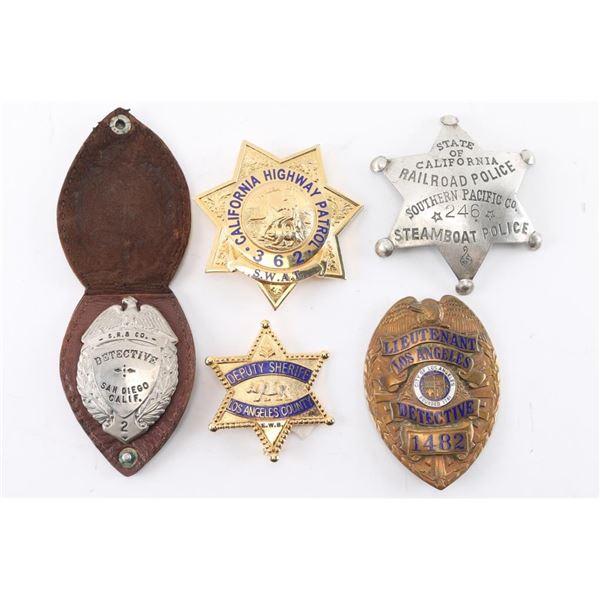 Lot of 5 Badges