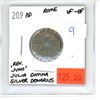 Image 1 : 209 AD Silver Denarius; Rome; Rev. 'Juno' Julia Domna