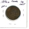 Image 2 : 1876H  Canada Large Cent