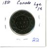 Image 1 : 1881H Canada Large Cent