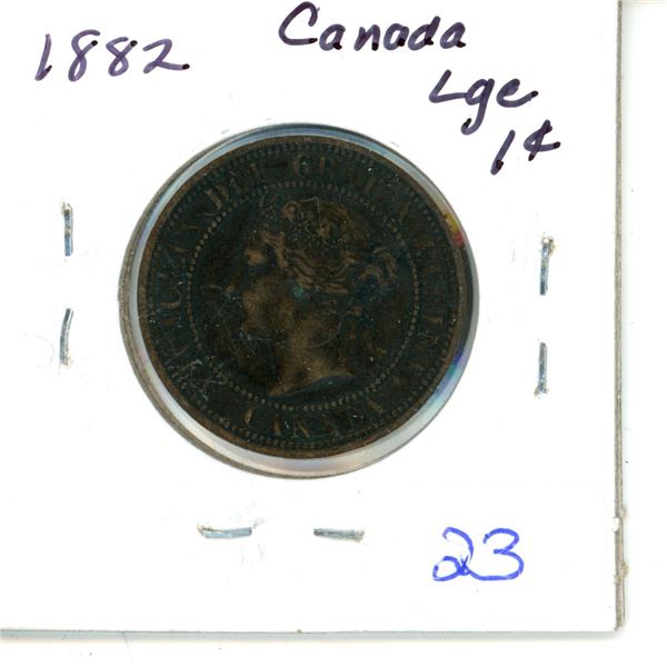 1882 Canada Large Cent
