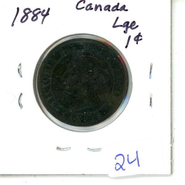 1884 Canada Large Cent