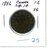Image 1 : 1886 Canada Large Cent