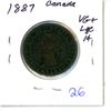 Image 1 : 1887 Canada Large Cent