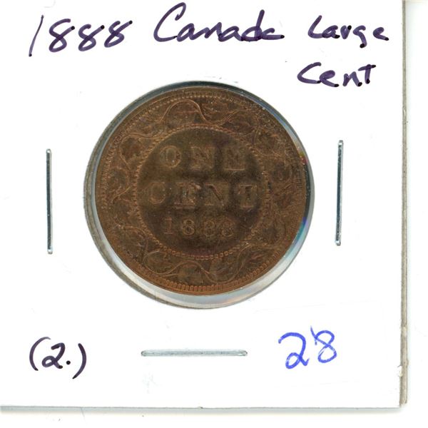 1888 Canada Large Cent (2.)