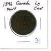 Image 1 : 1896 Obv 4 Canada Large Cent