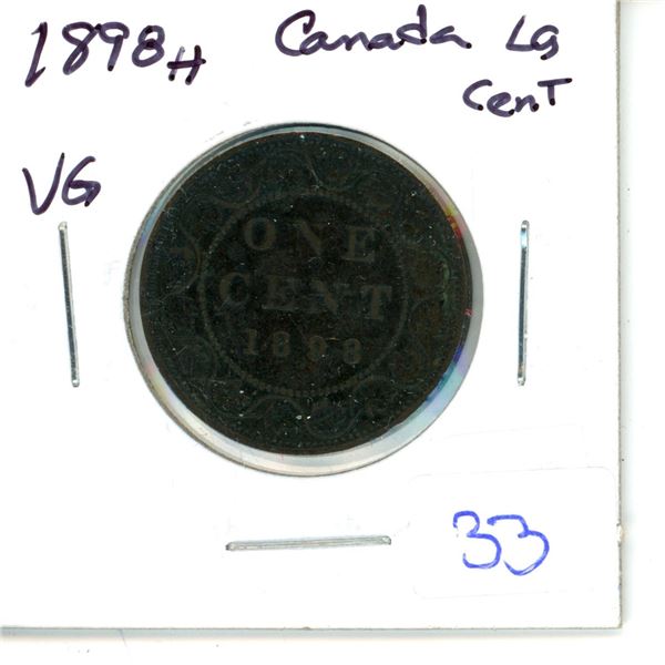 1898H Canada Large Cent