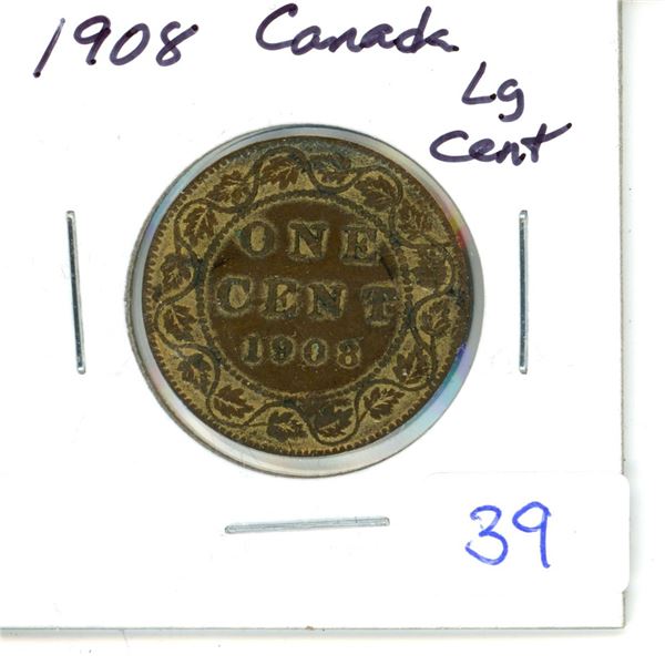1908 Canada Large Cent