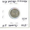 Image 2 : 1870 Narrow Raised Rim Canada Silver 5¢