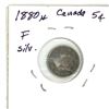 Image 2 : 1880H Canada Silver 5¢