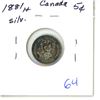 Image 1 : 1881H Canada Silver 5¢