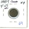 Image 1 : 1889 Canada Silver 5¢