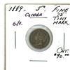 Image 2 : 1889 Canada Silver 5¢