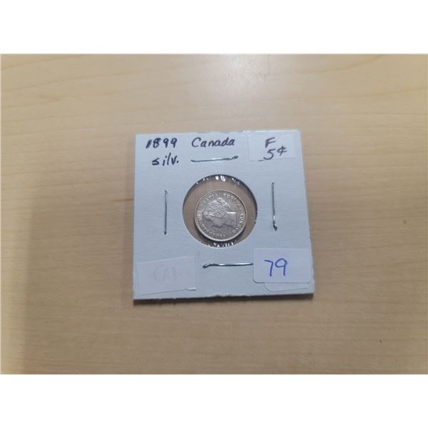 1899 Canada Silver 5¢