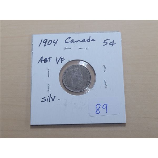 1904 Canada Silver 5¢