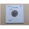 Image 2 : 1912 Canada Silver 5¢ (2.)