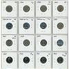 Image 2 : Lot of 16 Canada 5¢ (assorted years, multiples, varieties 1942 to 1967)