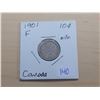 1901 Canada Silver 10¢