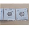 Image 3 : Lot of 4: Canada Silver 10¢: 1911 - 1914 (1913 Sm Leaves)