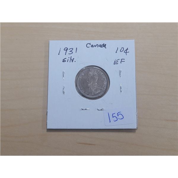 1931 Canada Silver 10¢