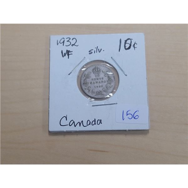 1932 Canada Silver 10¢