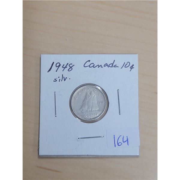 1948 Canada Silver 10¢