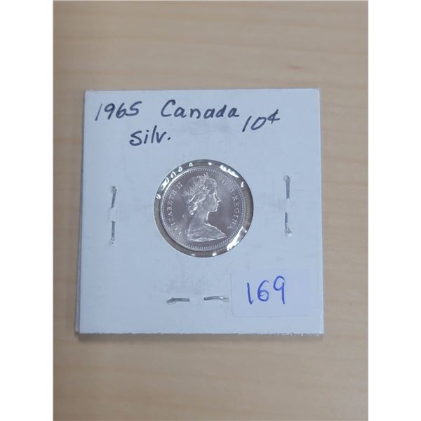 1965 Canada Silver 10¢